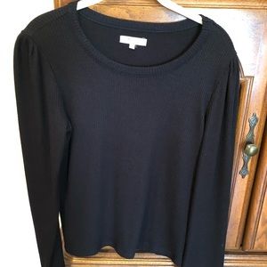 Madewell long sleeve top. Medium. Ribbed